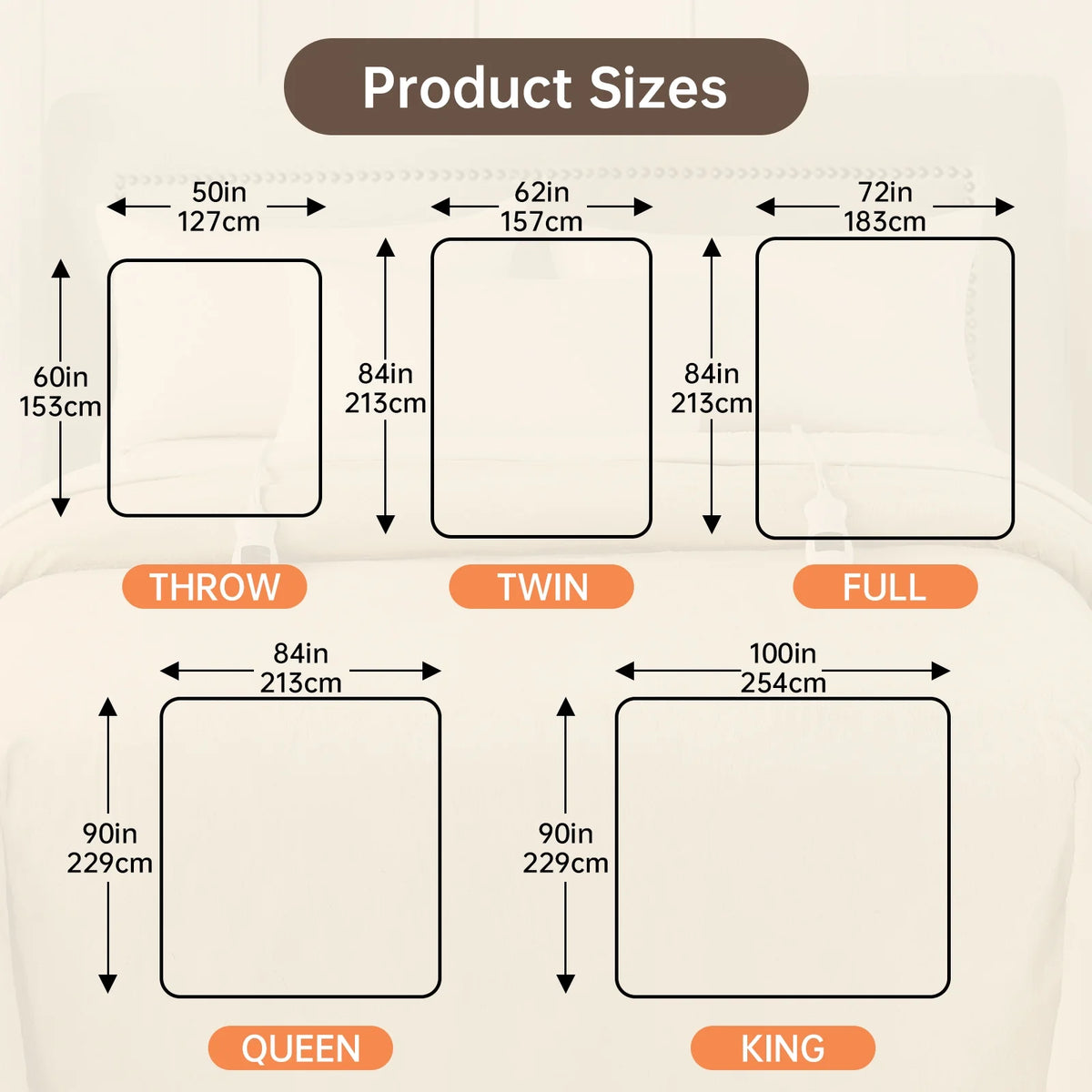 Heated Blanket Full Size, Washable Heated Blanket Electric, Electric Blanket, Dark Gray, 72" X 84", Blanket Warmer Heating Blanket Heat Warming Blanket Electric Blanke Heater